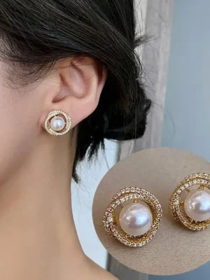 925 Silver Stud Different Earrings