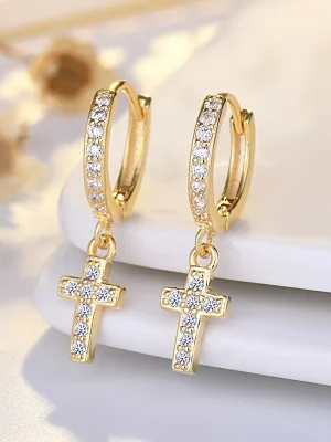 Small Hoop Hanging Designs Earrings