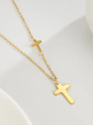 kf-H50e226f1ff664e39a812f995be07682c2-Cazador-Jesus-Religious-Jewelry-Double-Cross-Choker-Necklaces-Stainless-Steel-Gold-Color-Chain-Necklaces-for-Women
