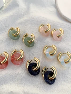 Donuts Hoop Earrings