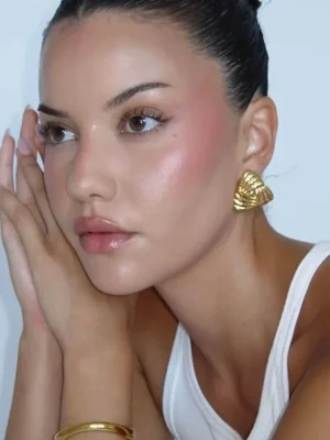 Triangle Texture Earrings