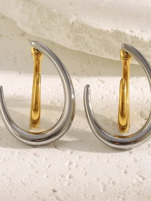 Interlocking Oval Hoops
